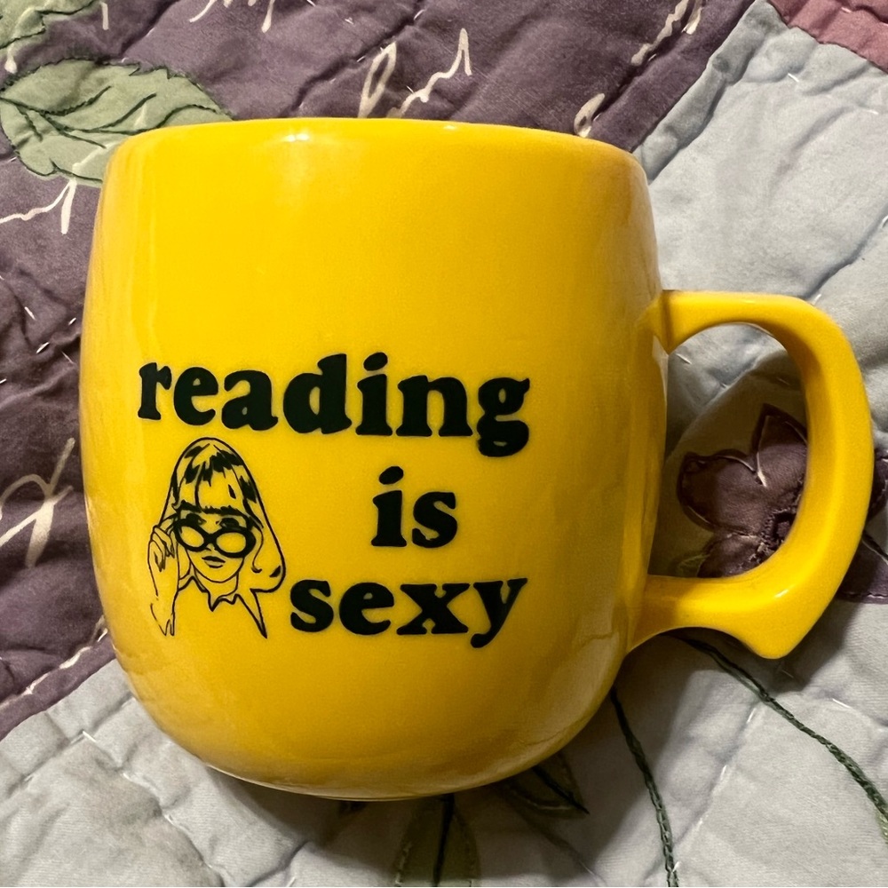 Vintage Natural Corn Products “reading is sexy” mug/pencil holder! Gilmo…